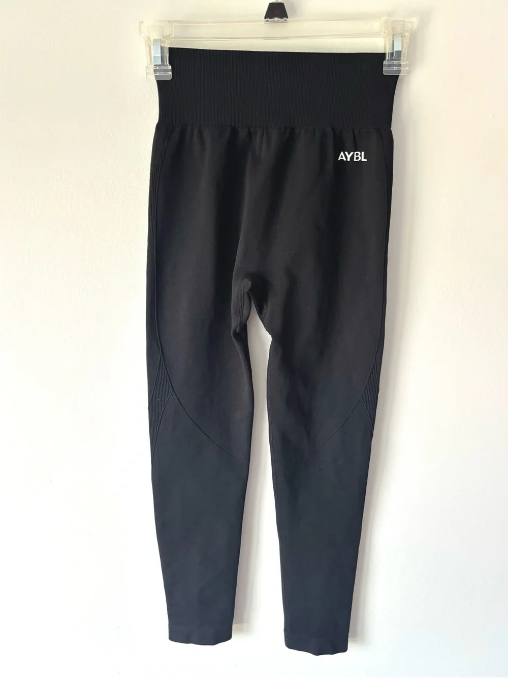 AYBL Black High Waist Leggings Workout Activewear Yoga Gym Sporty Athletic